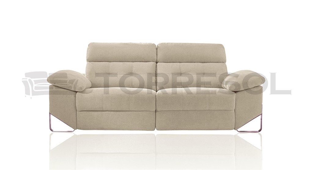 Foto 5 Chaiselongue md GADIR  de 309 cms , dos asientos relax eléctricos, tapizado en Donatella 